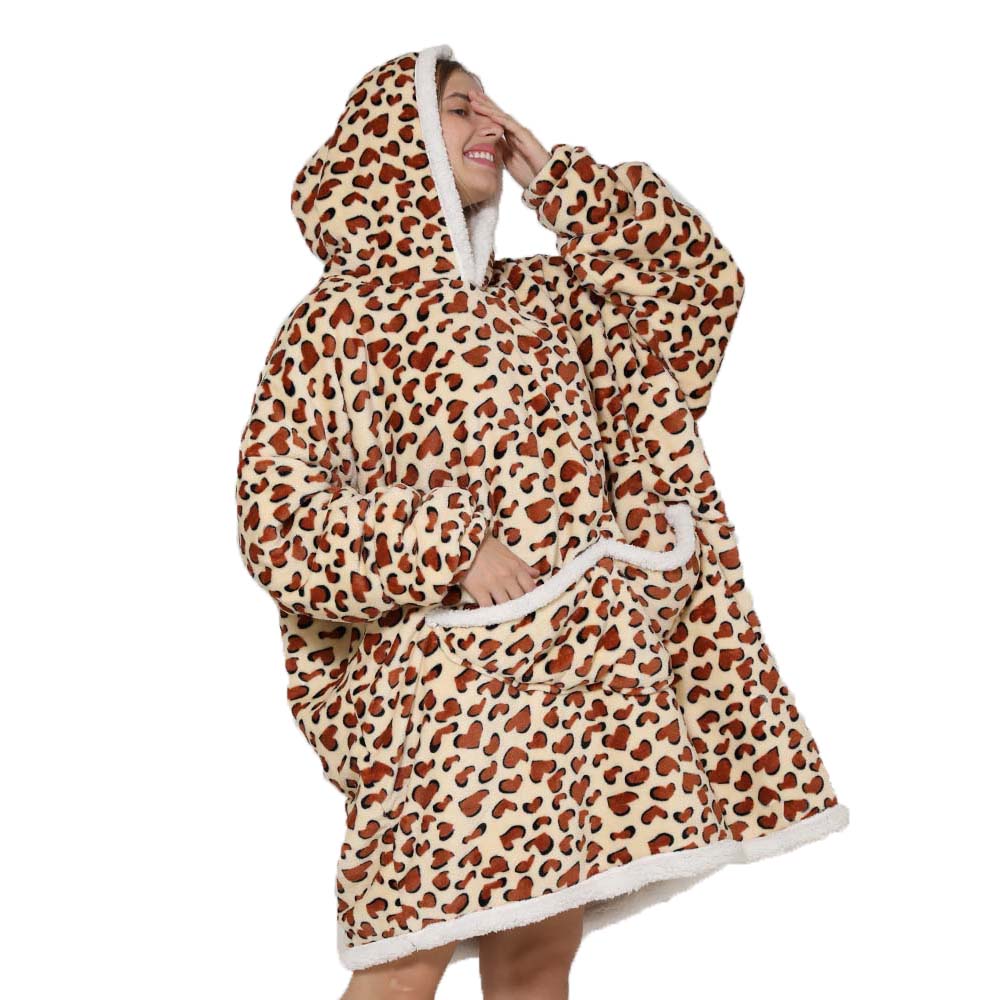 Lazy Hoodie Blanket Oversized  - Sherpa Hoodie Fleece recensie en prijs