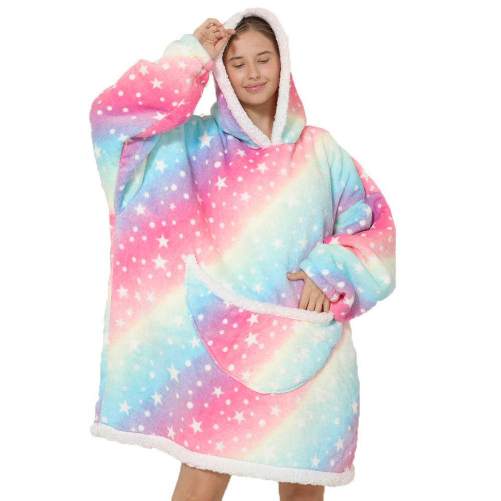 Lazy Hoodie Blanket Oversized  - Sherpa Hoodie Fleece recensie en prijs