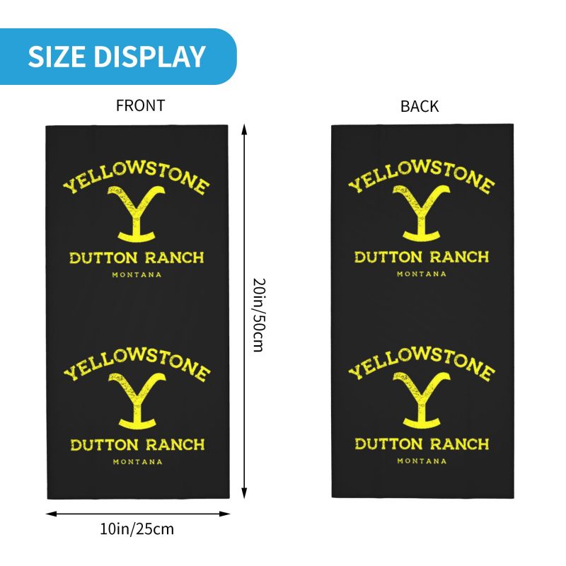 Yellowstone Dutton Ranch Print - Neck Gaiter Fleece recensie en prijs