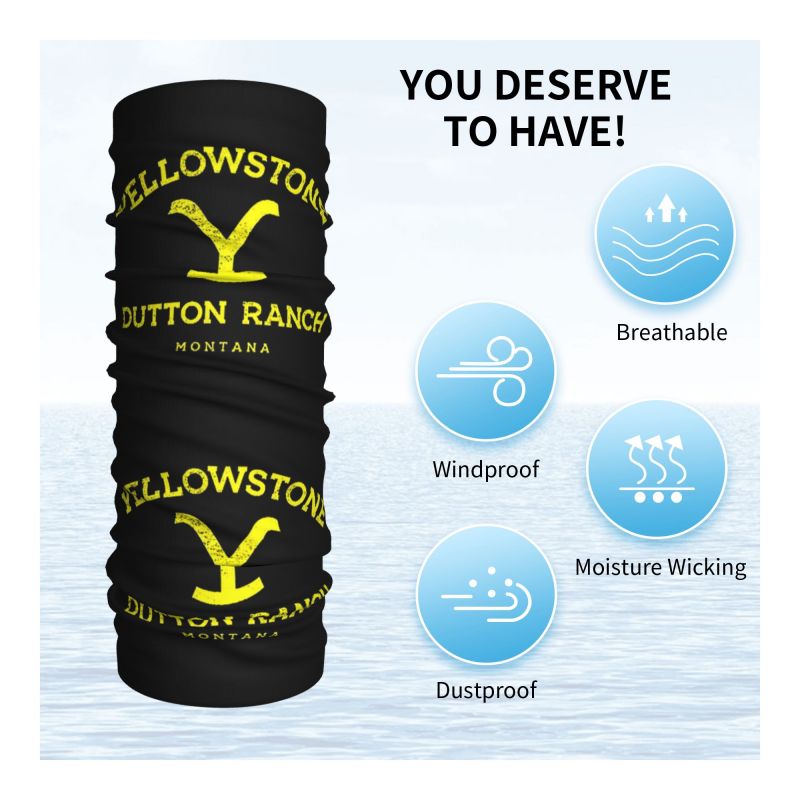 Yellowstone Dutton Ranch Print - Neck Gaiter Fleece recensie en prijs
