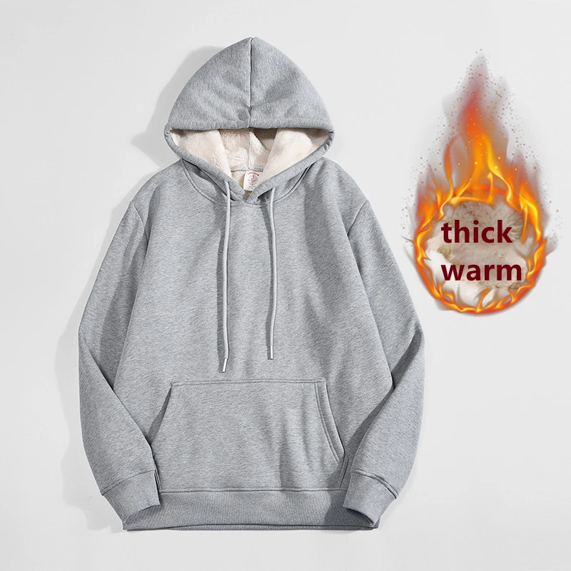 High Quality Gray Thicken Flee - Sherpa Hoodie Fleece recensie en prijs