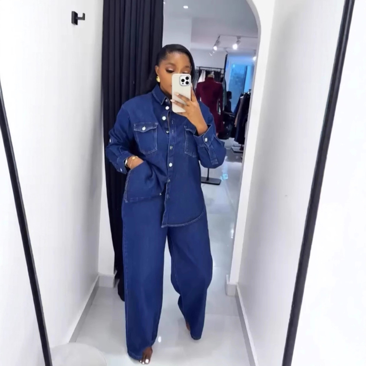 Jeans 2 Piece Sets Women Denim - Down Jacket Packable recensie en prijs