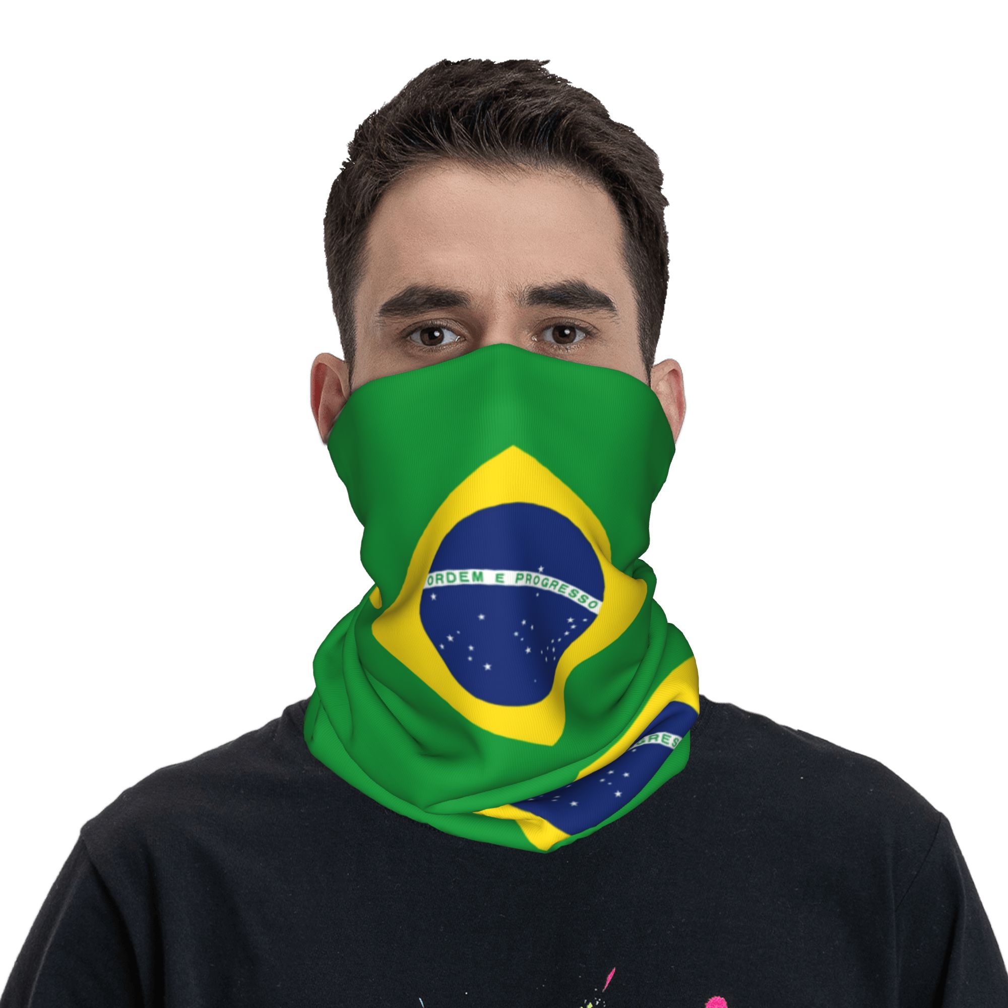 Custom Brazil Flag Bandana Nec - Neck Gaiter Fleece recensie en prijs