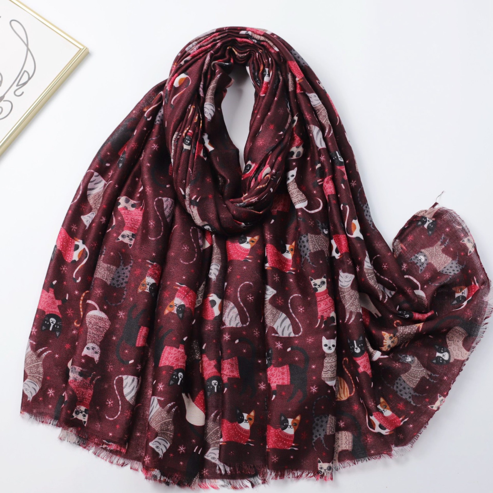 Women's Lovely Cartoon Playful - Shawl Wrap Winter recensie en prijs