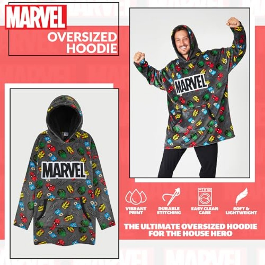Avengers Blanket Hoodie for Me - Sherpa Hoodie Fleece recensie en prijs
