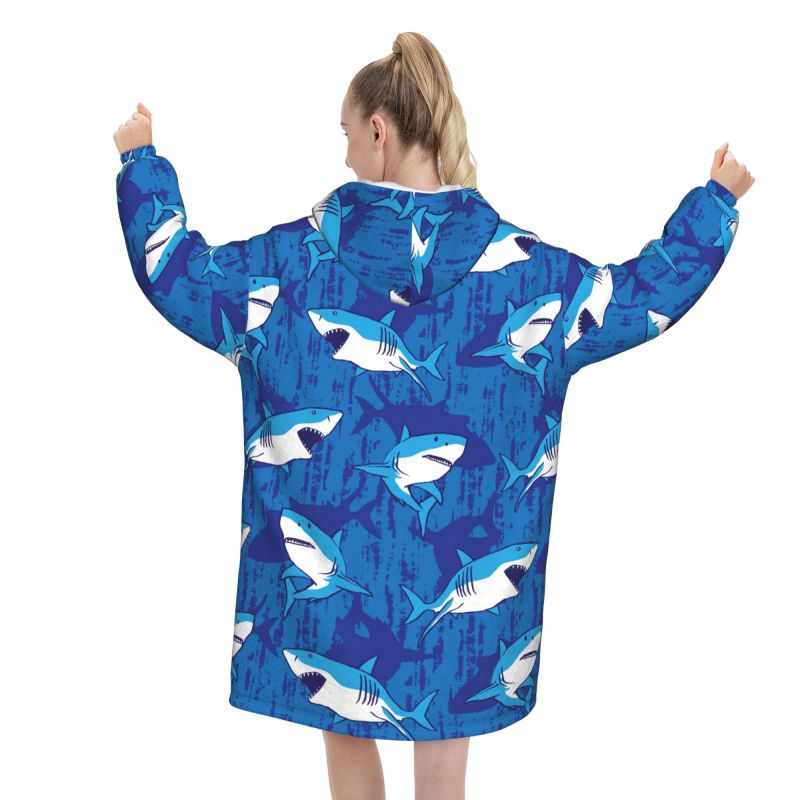 Wearable Blanket Hoodie Cartoo - Sherpa Hoodie Fleece recensie en prijs
