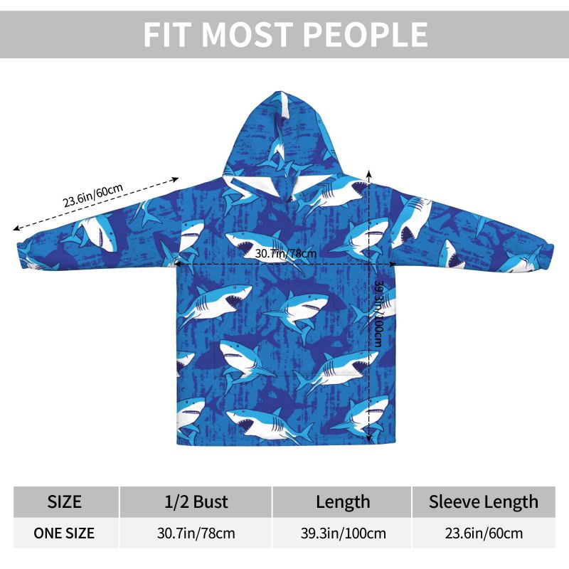 Wearable Blanket Hoodie Cartoo - Sherpa Hoodie Fleece recensie en prijs
