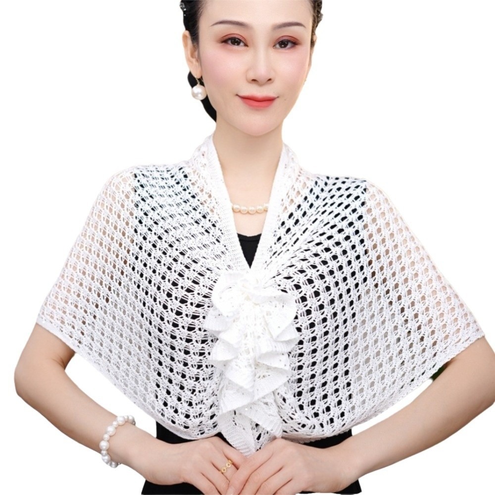 Sparkly Design Hollow Out Card - Shawl Wrap Winter recensie en prijs