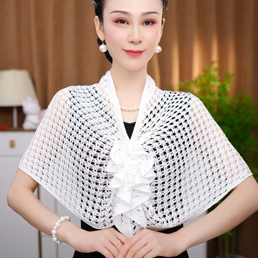 Sparkly Design Hollow Out Card - Shawl Wrap Winter recensie en prijs