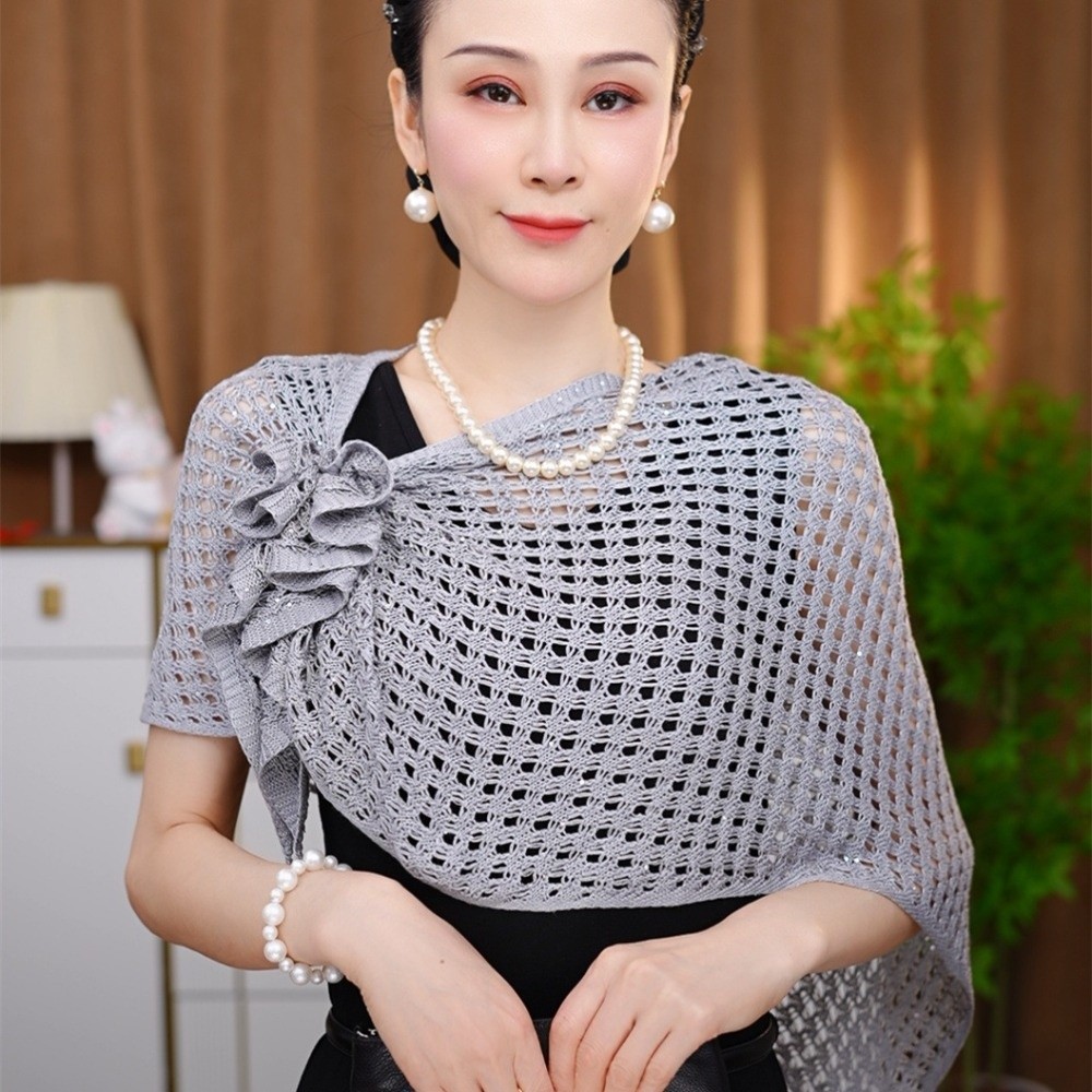 Sparkly Design Hollow Out Card - Shawl Wrap Winter recensie en prijs