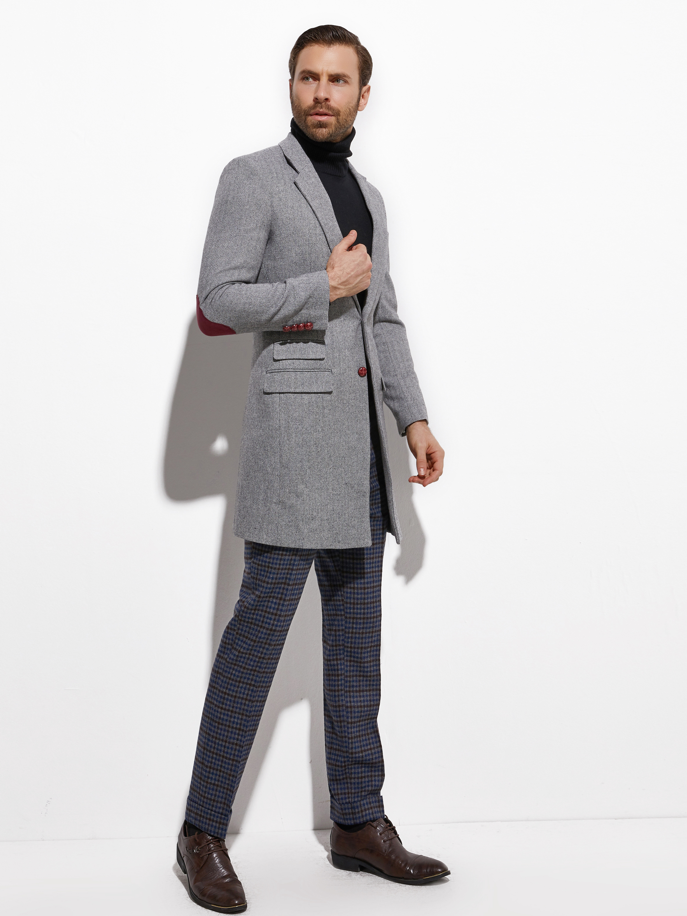 2026 Medium Length Spring Autu - Wool Coat Peacoat recensie en prijs