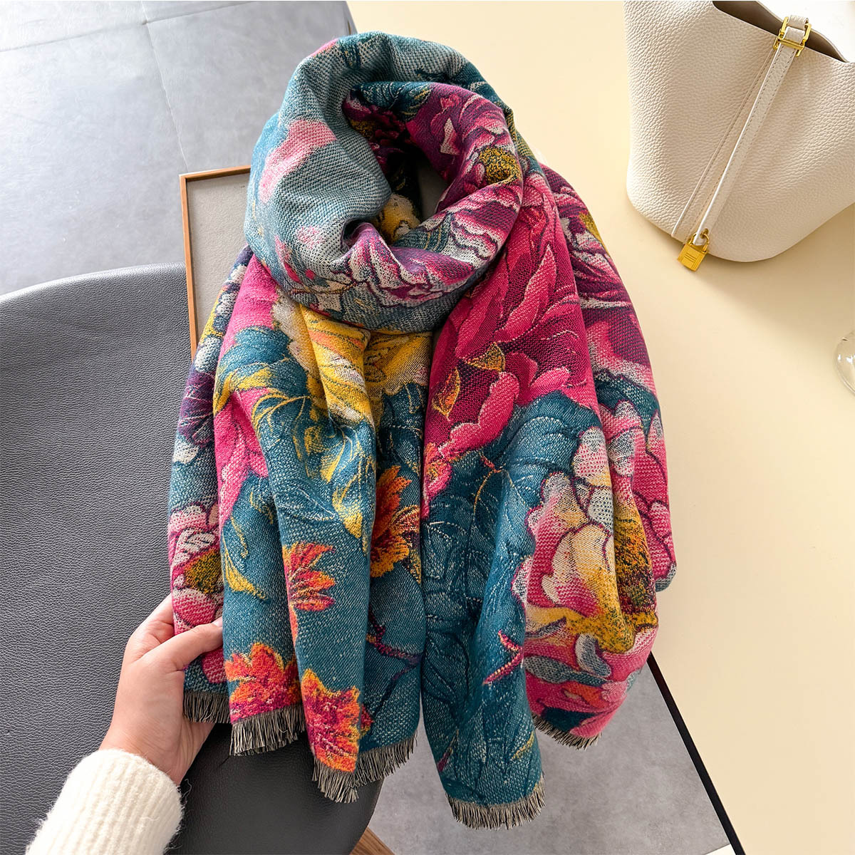 Warm Cashmere Scarf Women Shaw - Shawl Wrap Winter recensie en prijs