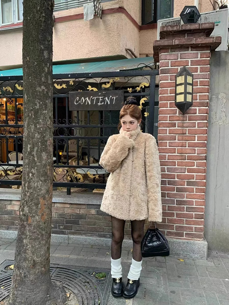 Lamb Wool Jacket Coat Woman Wa - Wool Coat Peacoat recensie en prijs