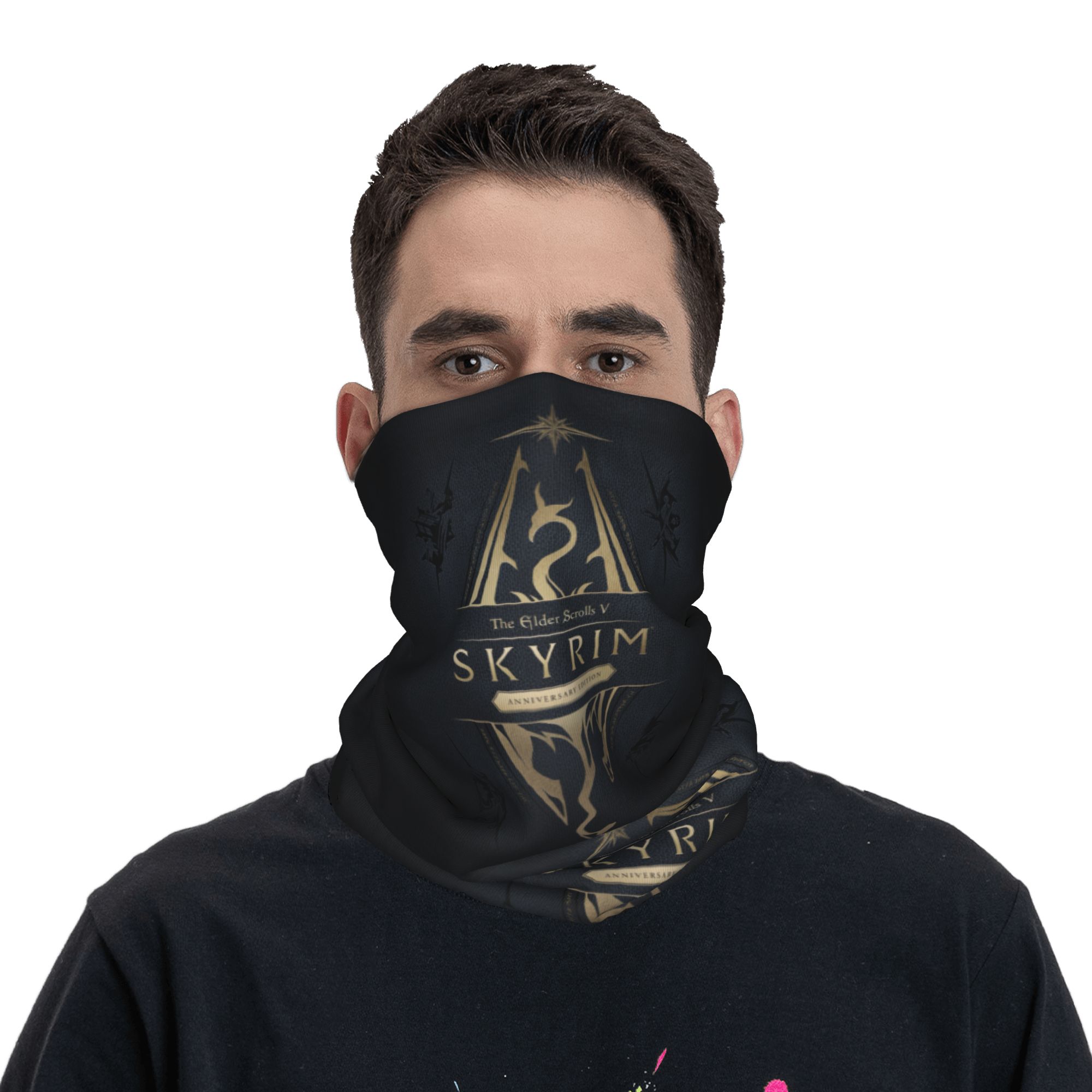 Custom Skyrim Logo Bandana Win - Neck Gaiter Fleece recensie en prijs