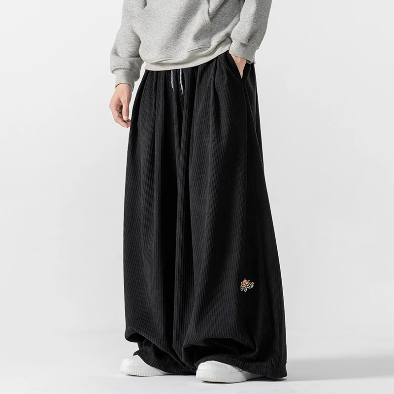 Men Corduroy Wide Leg Pants Me - Corduroy Pant Warm recensie en prijs