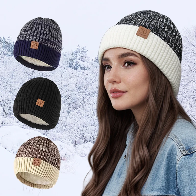 Women Brimless Cap Women Men W - Knit Beanie Hat Warm recensie en prijs
