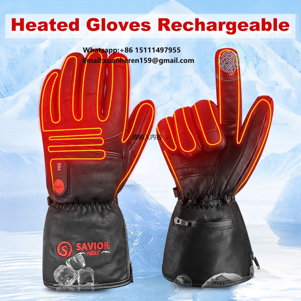 Heated Leather Gloves Men Wome - Hand Warmer Electric recensie en prijs