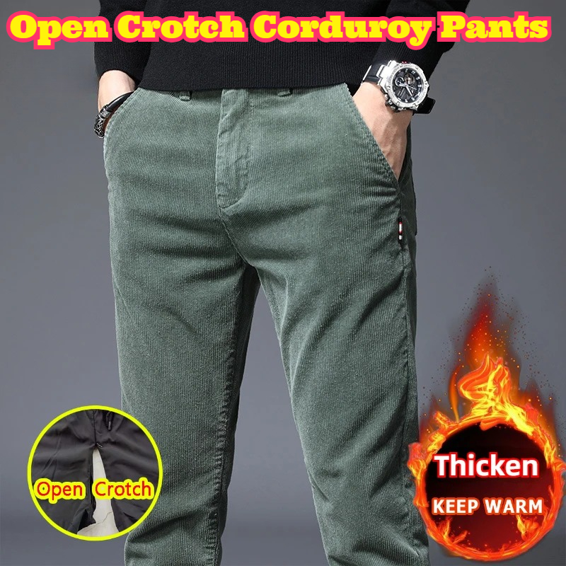 Open Crotch Men Fall Winter Fl - Corduroy Pant Warm recensie en prijs