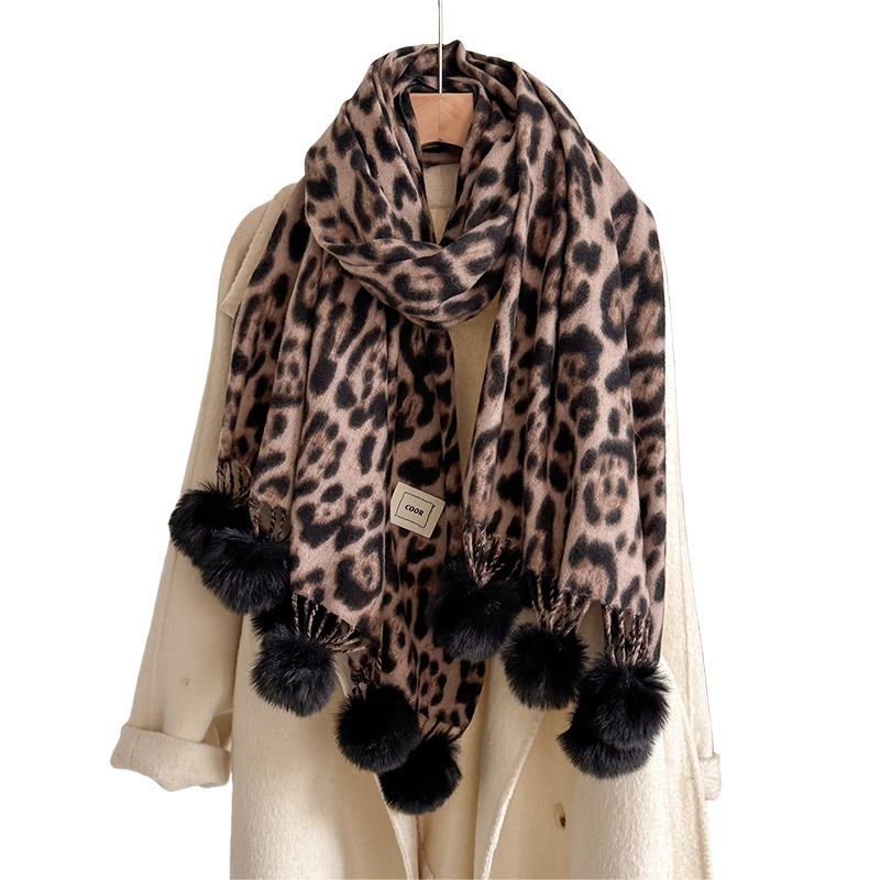 New Luxury Winter Leopard Two- - Shawl Wrap Winter recensie en prijs