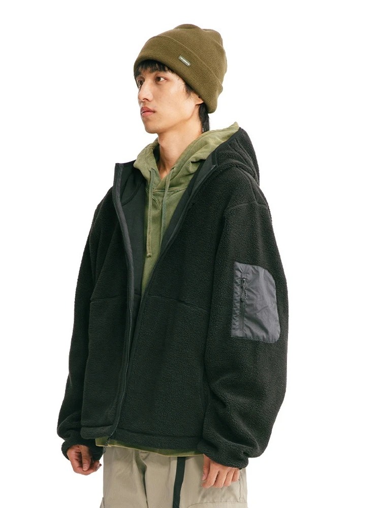 Mens Hoodie Autumn Winter Cott - Sherpa Hoodie Fleece recensie en prijs