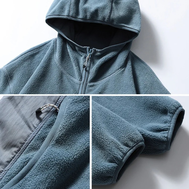 Mens Hoodie Autumn Winter Cott - Sherpa Hoodie Fleece recensie en prijs