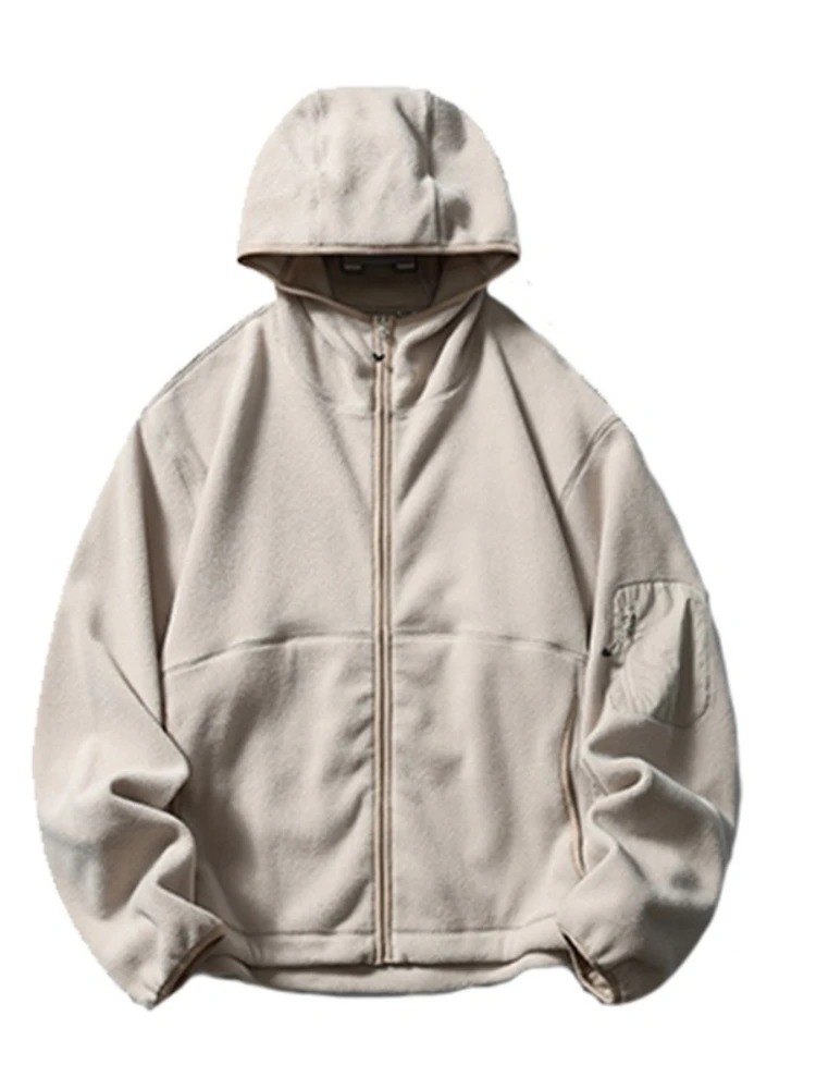 Mens Hoodie Autumn Winter Cott - Sherpa Hoodie Fleece recensie en prijs