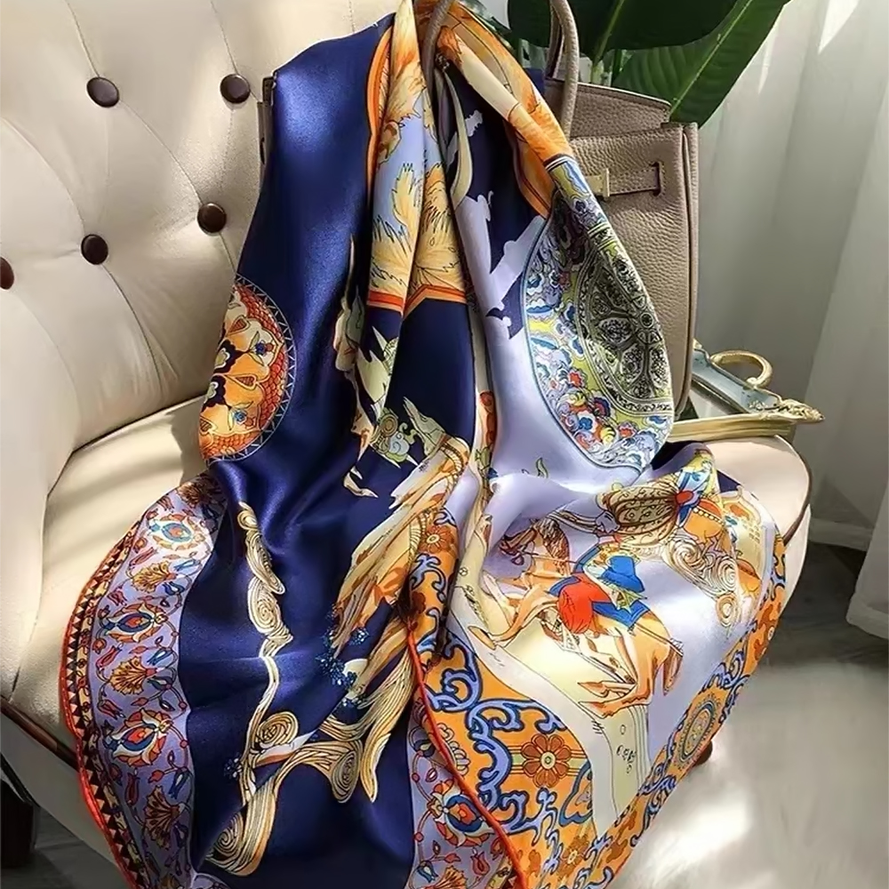 BYSIFA|Blue Luxury Femmes 100% - Shawl Wrap Winter recensie en prijs