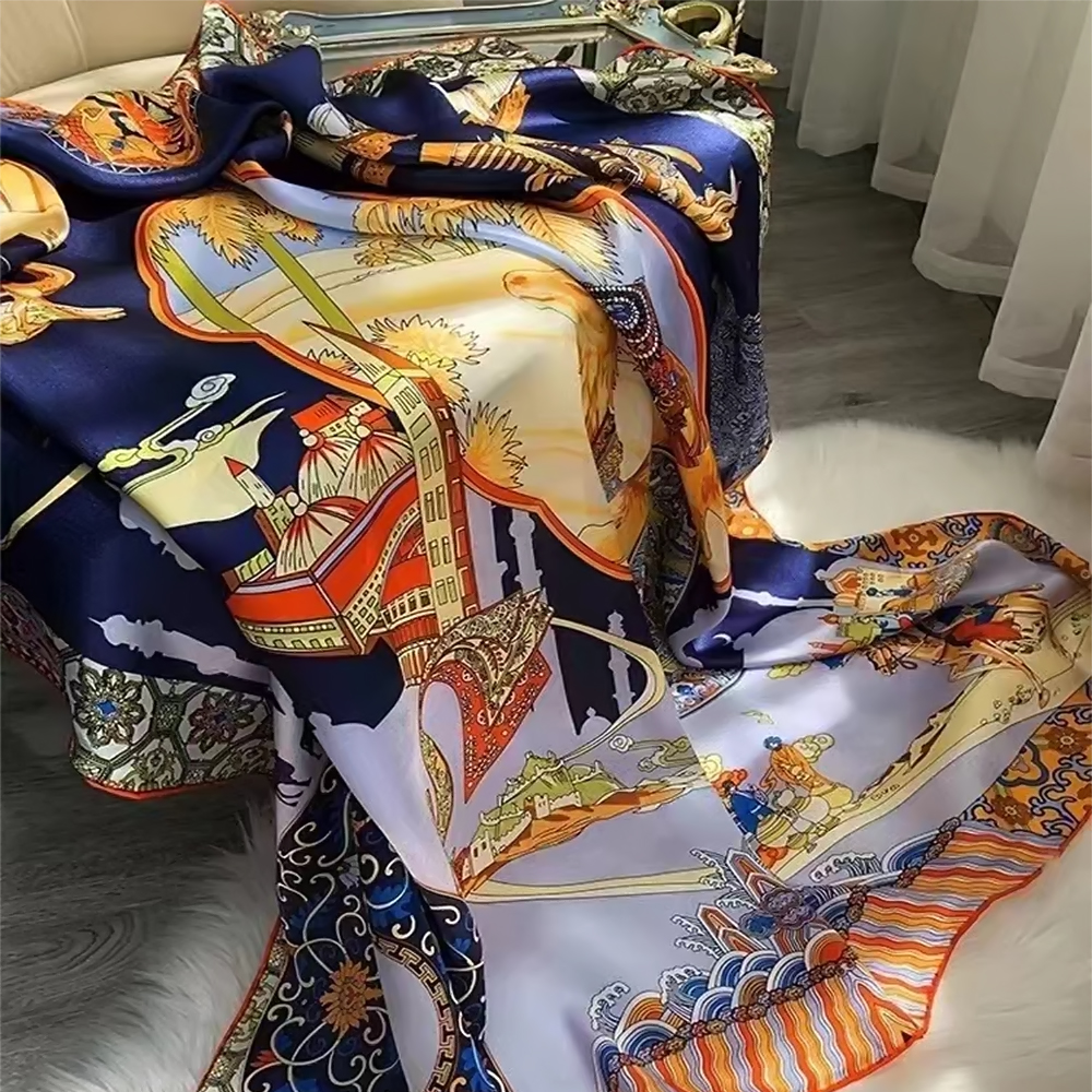 BYSIFA|Blue Luxury Femmes 100% - Shawl Wrap Winter recensie en prijs