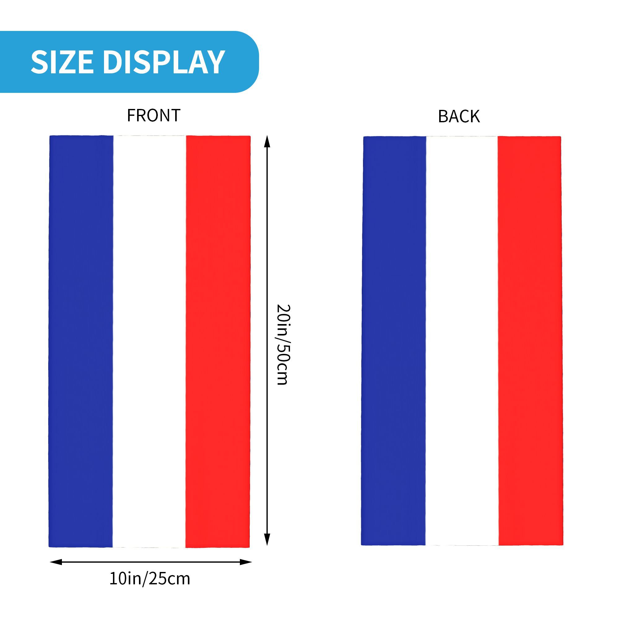 Custom French Flag France Band - Neck Gaiter Fleece recensie en prijs