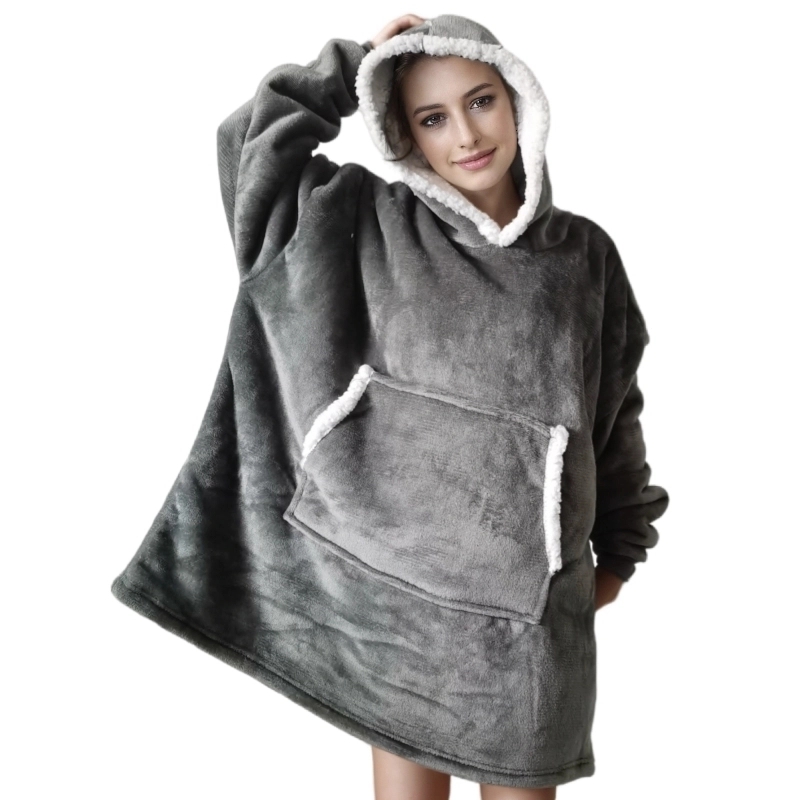 Wearable Adult Super Soft Flan - Sherpa Hoodie Fleece recensie en prijs