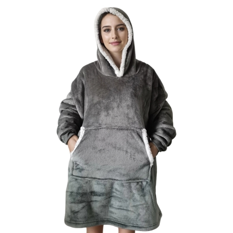 Wearable Adult Super Soft Flan - Sherpa Hoodie Fleece recensie en prijs
