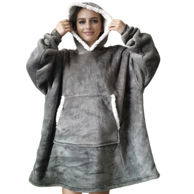 Wearable Adult Super Soft Flan - Sherpa Hoodie Fleece recensie en prijs