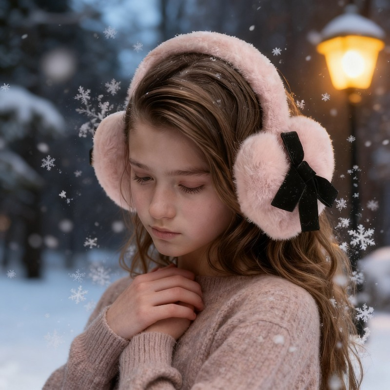1pc Women's Winter Solid Color - Earmuffs Foldable recensie en prijs