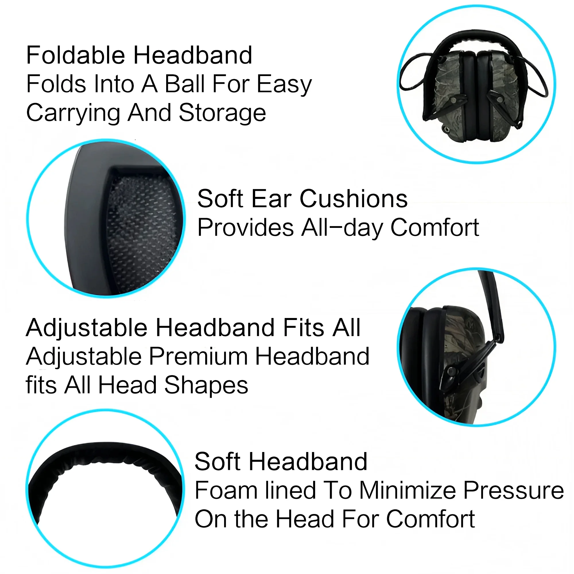 Outdoor Tactical Electronic Sh - Earmuffs Foldable recensie en prijs