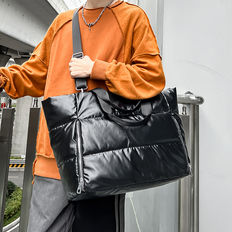 Women Y2k Silver Shoulder Bag  - Down Jacket Packable recensie en prijs