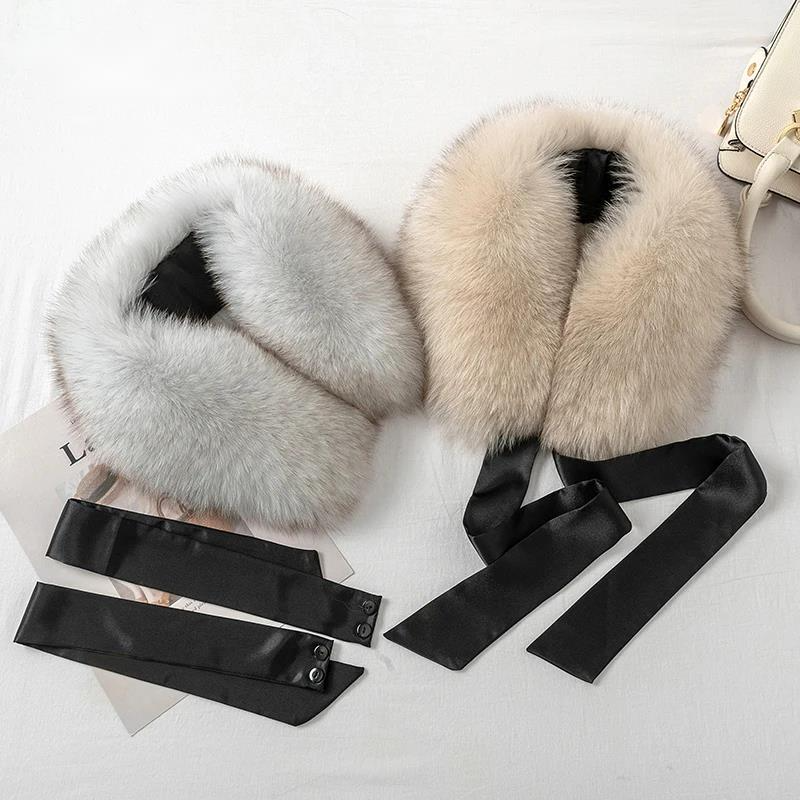 Fox Fur Collar Ladies Winter F - Shawl Wrap Winter recensie en prijs