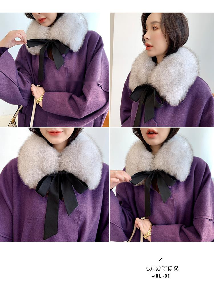 Fox Fur Collar Ladies Winter F - Shawl Wrap Winter recensie en prijs