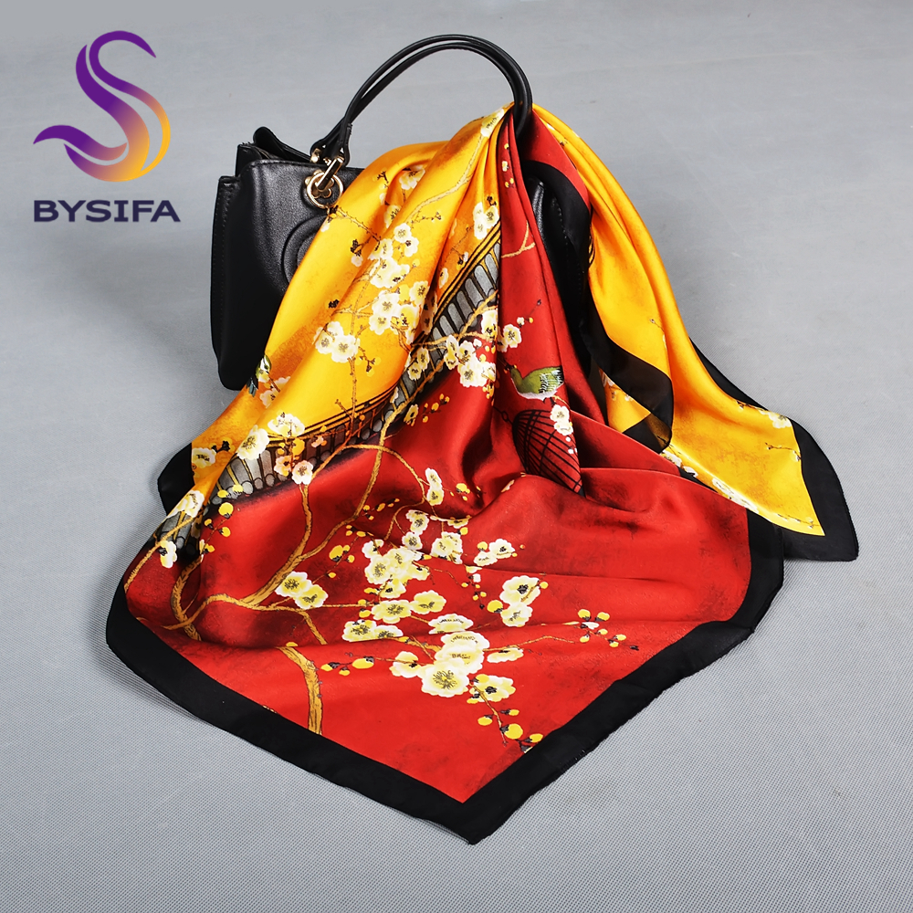 BYSIFA Letters Silk Scarf Shaw - Shawl Wrap Winter recensie en prijs