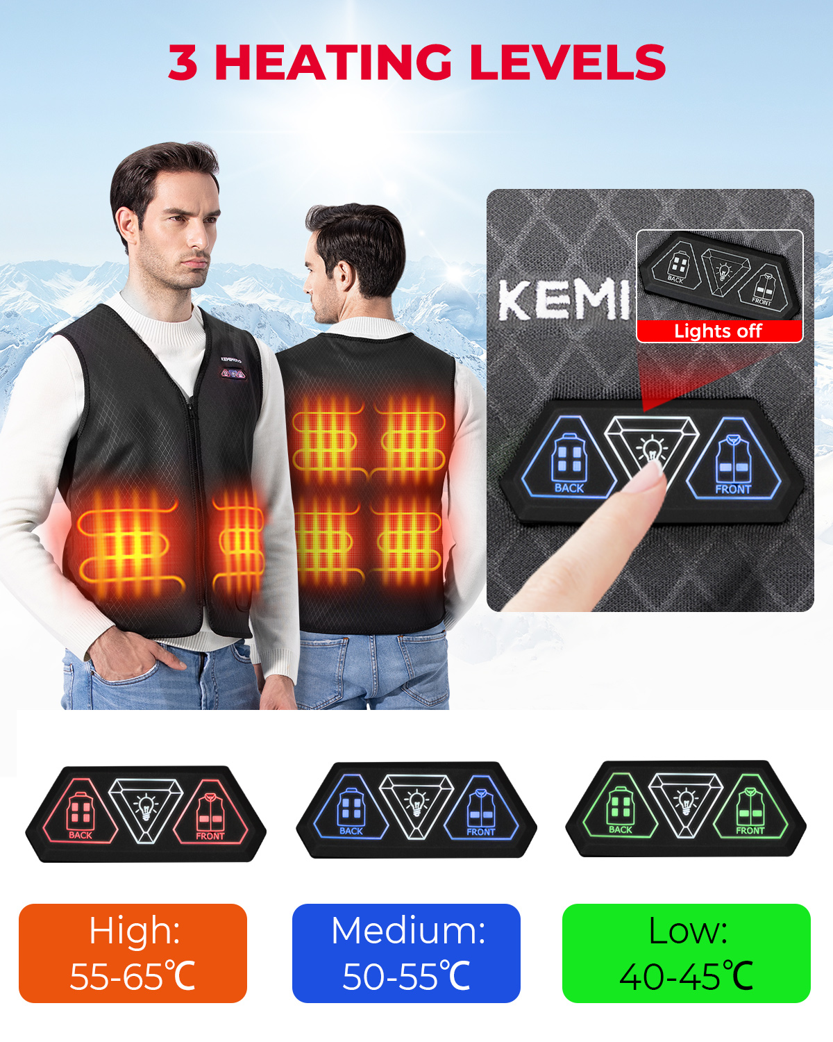 Lightweight Heated Vest USB Po - Heated Vest Battery recensie en prijs