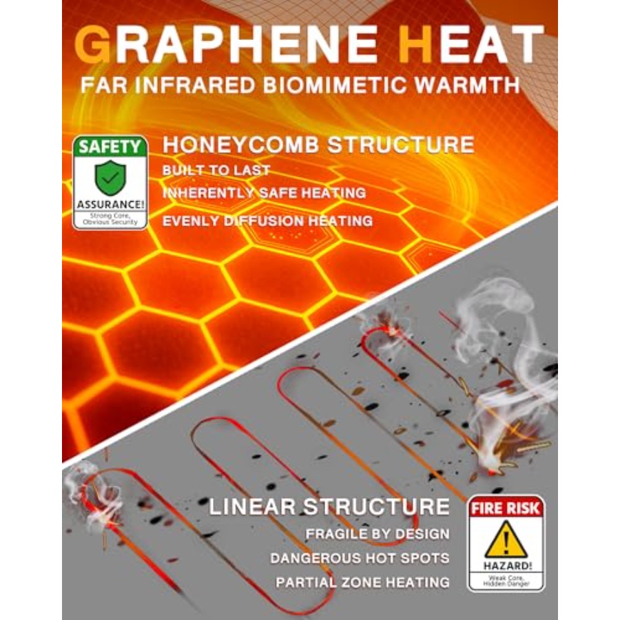Wulcea Graphene Heated Vest Fo - Heated Vest Battery recensie en prijs