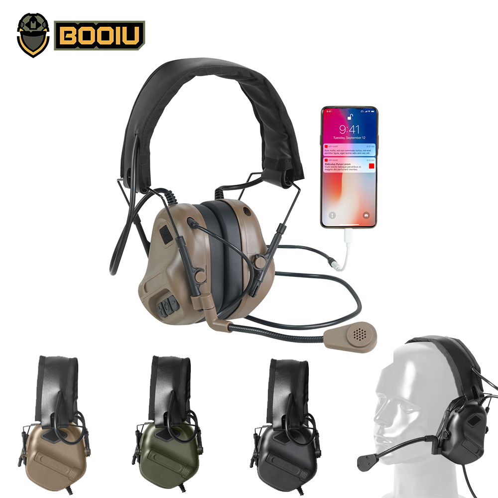 BOOIU Tactical Electronic Shoo - Earmuffs Foldable recensie en prijs