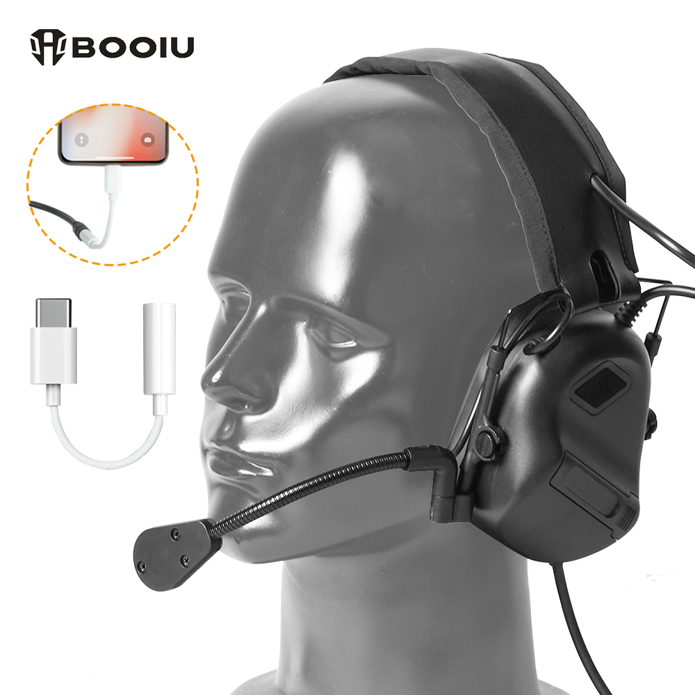 BOOIU Tactical Electronic Shoo - Earmuffs Foldable recensie en prijs