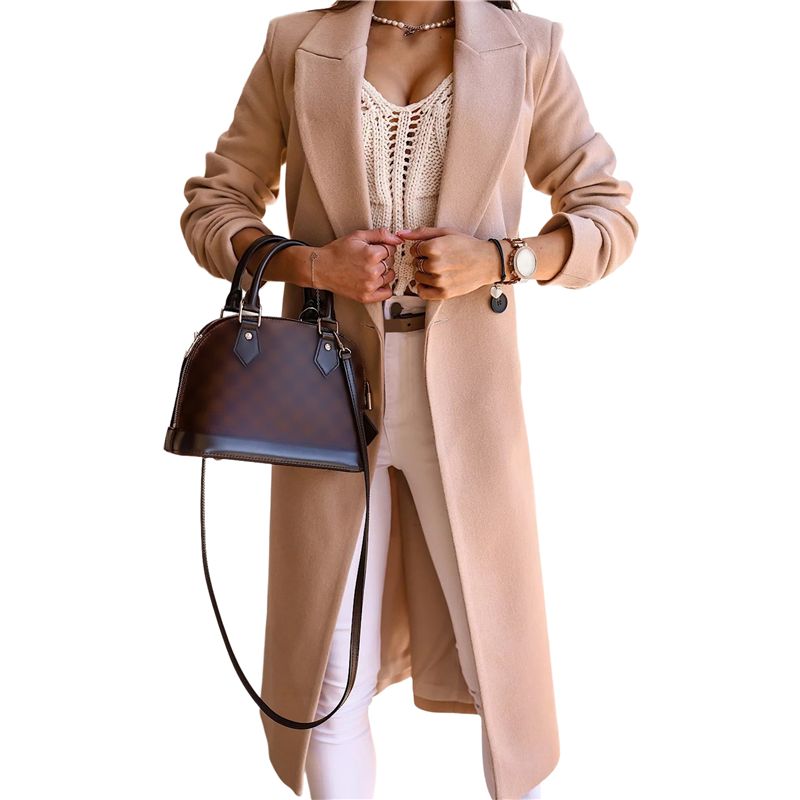A24F-Women Long Wool Coats For - Wool Coat Peacoat recensie en prijs