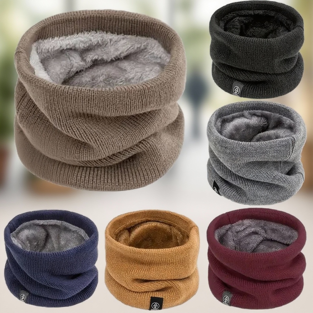 Warm Knitted Scarf Thickened P - Neck Gaiter Fleece recensie en prijs