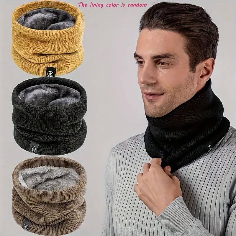 Warm Knitted Scarf Thickened P - Neck Gaiter Fleece recensie en prijs