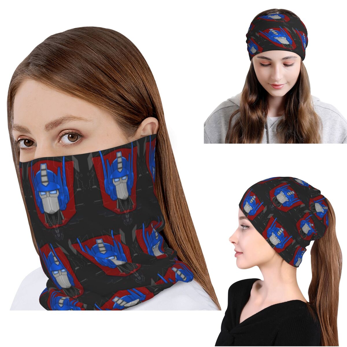 Optimus Prime Bust Bandana Nec - Knit Beanie Hat Warm recensie en prijs