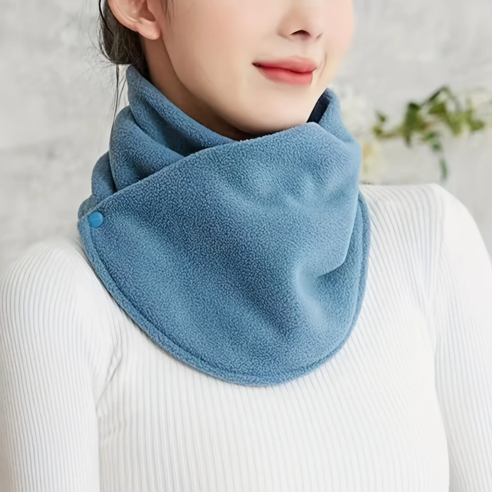 Classic Solid Color Snap Neck  - Neck Gaiter Fleece recensie en prijs