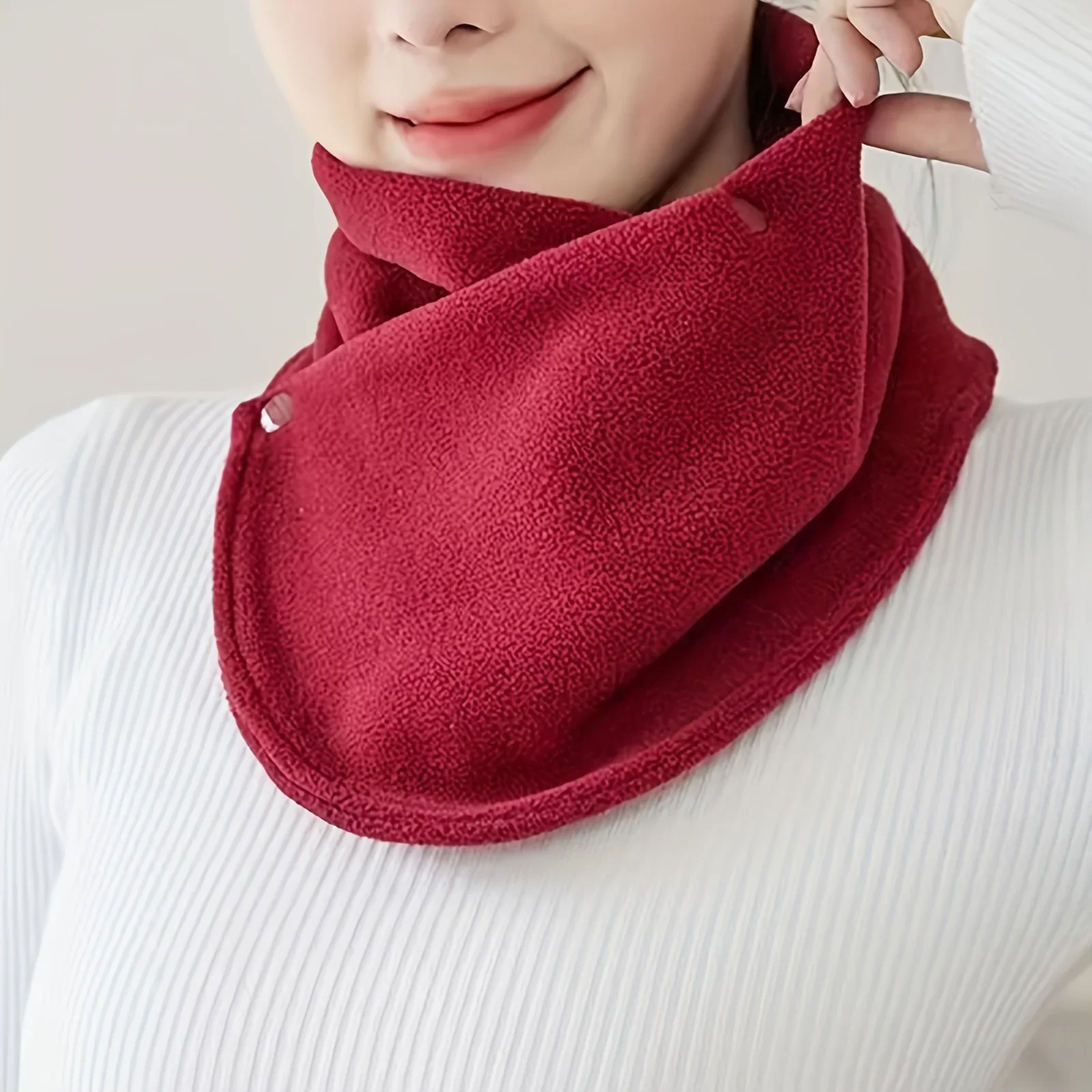 Classic Solid Color Snap Neck  - Neck Gaiter Fleece recensie en prijs