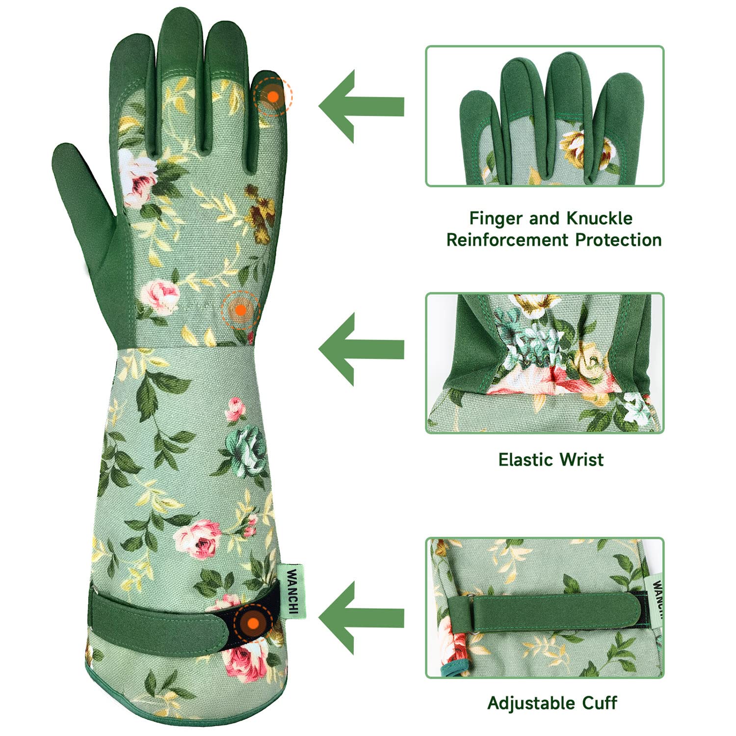 Women's Long Gardening Gloves, - Touch Screen Gloves recensie en prijs