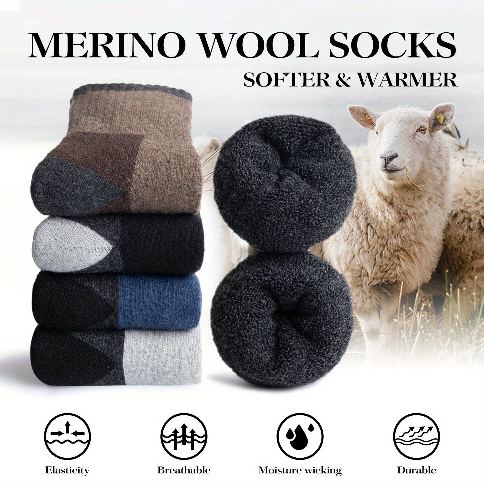 Winter Merino Wool Socks Thick - Thermal Sock Wool recensie en prijs